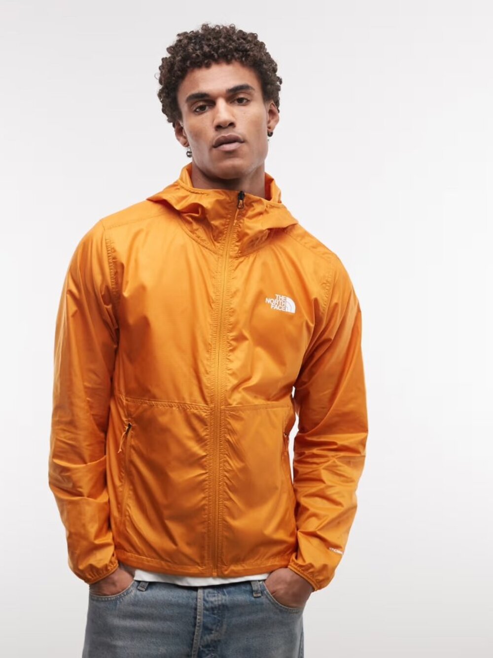 The North Face Cyclone Wind Jacket in off orange size Medium